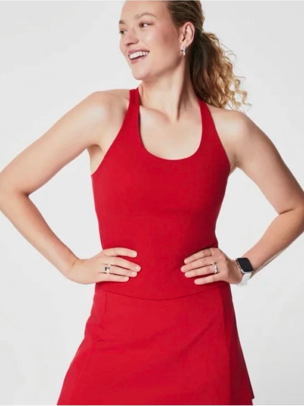 Spanx Women’s Red Racerback Tank Top